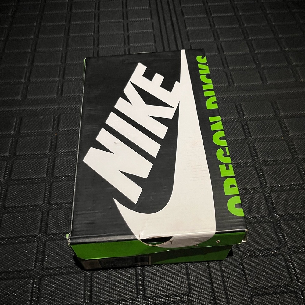 Nike Black and Green Shoe Box